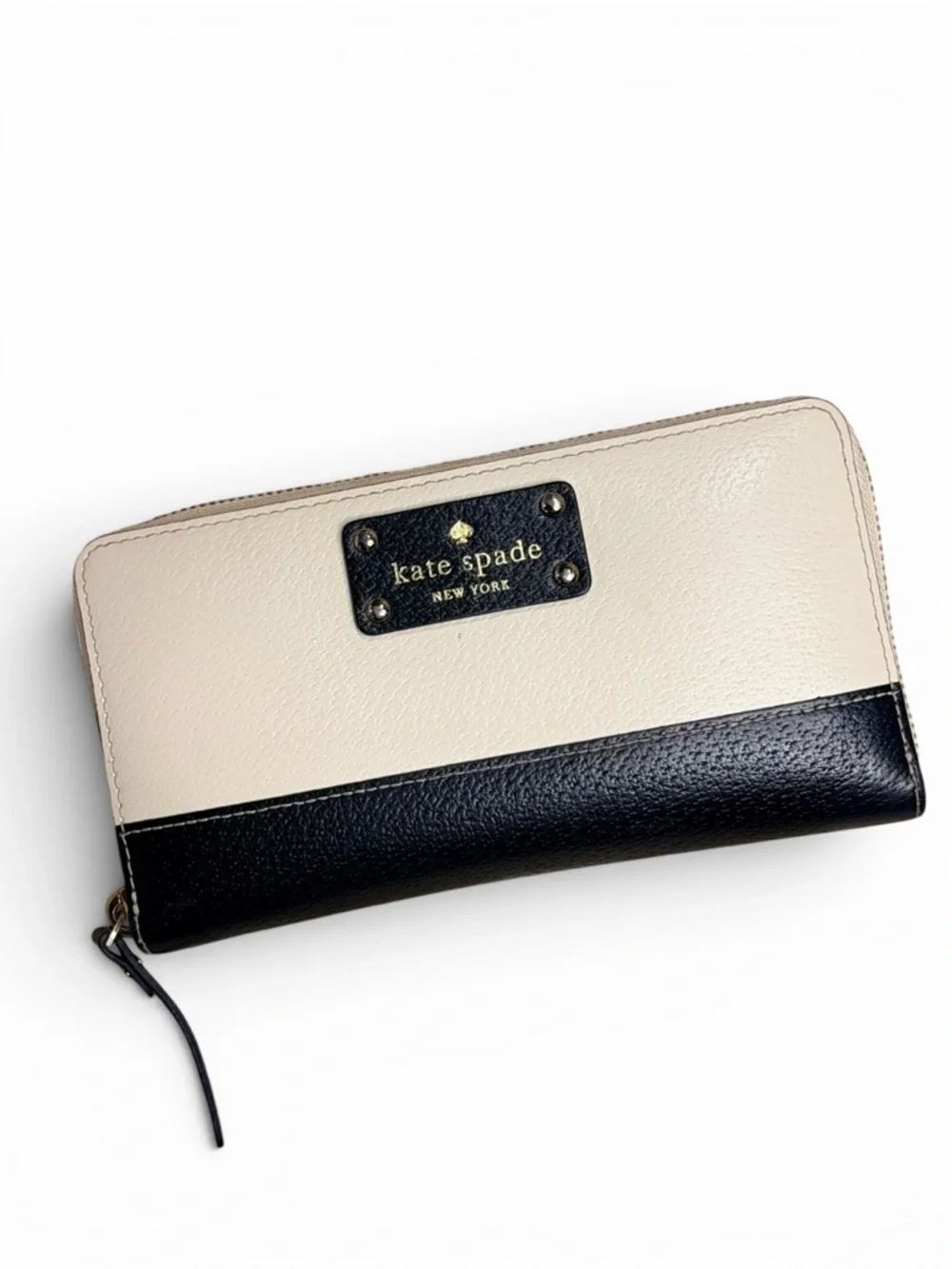 Kate Spade Grove Court Maise Satchel Wallet Set Bone Black